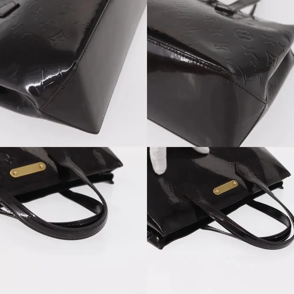 Louis Vuitton Monogram Vernis Wilshire PM Bag Amarante Purple